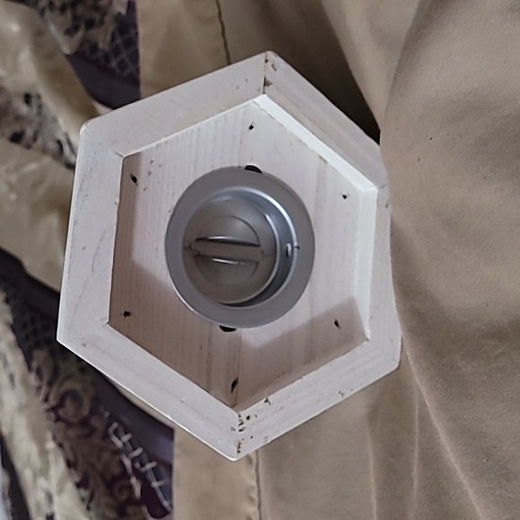 Set of 2 glass Light house candle lanterns - Picture 7 of 14